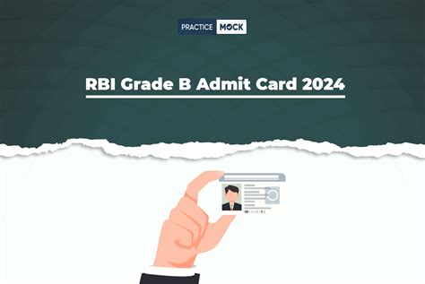 RBI Grade B Admit Card 2024, Phase 1 Call Letter Link .